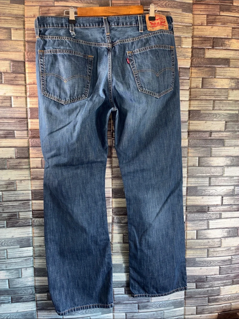 Levi’s 38x32 Used Men's Blue Denim 527 Jeans